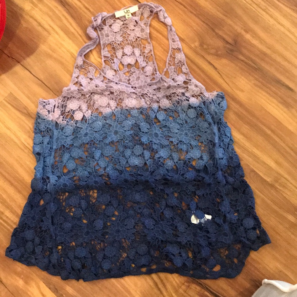 Crocheted tank top